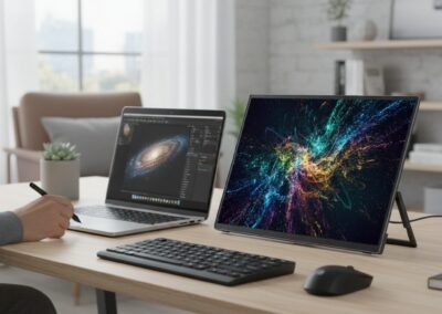 Pantalla Individual - Persona teletrabajando